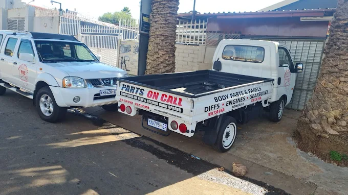 Parts on Call delivery car parked outside premises ready for Renault parts delivery